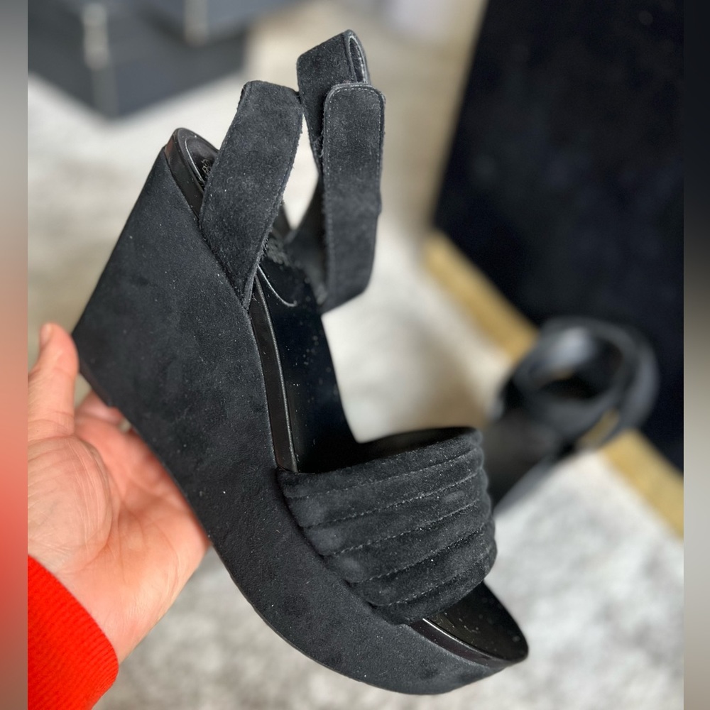 Vince Camuto Black Wedge